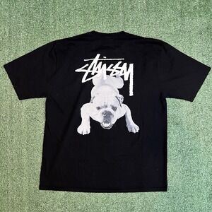 2025 Stussy Stock Dog Tee - Black - Size XL